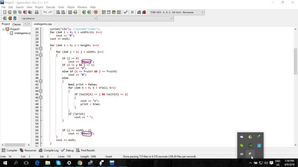 Dev c programming codes examples